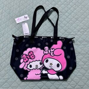 LeSportsac Sanrio My Melody Pink Character Tote Bag